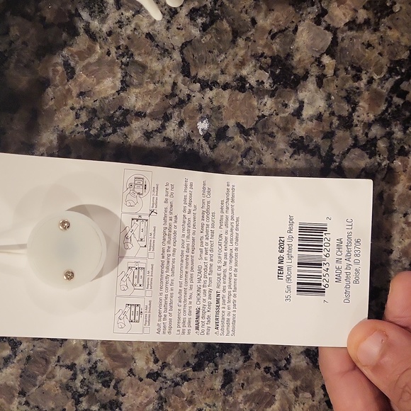 The Gothic Collection Lighted Up REAPER new with tags 35.5 inches - Picture 4 of 5